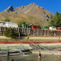 The hot springs Termas del Flaco